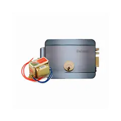 BELCOM - Cerradura Chapa Electrica Con Seguro Y Transformador 18V BCE-2230