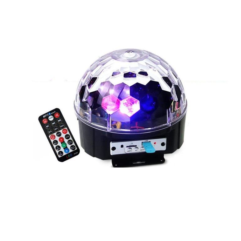 Parlante Musical Luces Psicodelicas Bluetooth Magic Ball Led USB