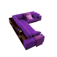 HOME PREMIUM - Seccional Alix Derecho Multifuncional Violeta.