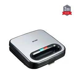 RECORD - Sandwichera 2Panes 750W Acero Inox