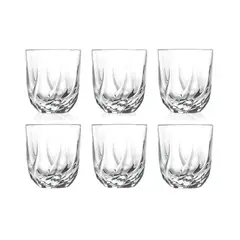 INSPIRA - Set de 6 Vasos Whisky Delicate 400 ml