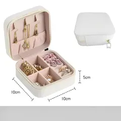 INSPIRA - Mini Joyero Cofre Organizador Portatil Multiusos