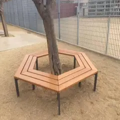 DMUEBLES - DM Banca para Jardín o Parque - Hexágono