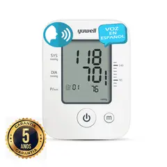 YUWELL - Tensiometro Brazo con VOZ Adaptador USB YE660D