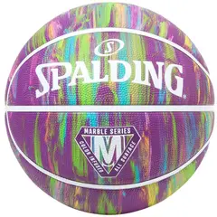 SPALDING - PELOTA PARA BASKET MARBLE GOMA MORADO - 6