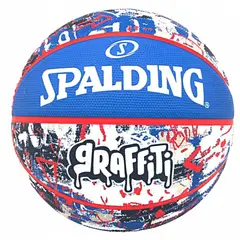 SPALDING - PELOTA DE BASKET GRAFFITI GOMA BLUE RED - 7