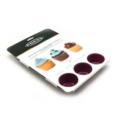 PRESS - Molde de Silicona 12und 29.5x 22.5 x 3cm Morado Línea Silicona -