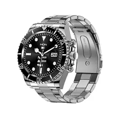 GENERICO - Smartwatch Multifunción Diseño Elegante con correa de acero AW12