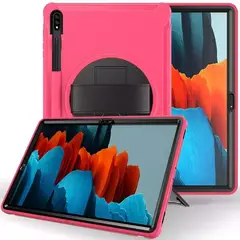 GENERICO - Funda Protector Armor para Tablet Samsung S7/S8 T870-X700 Fucsia