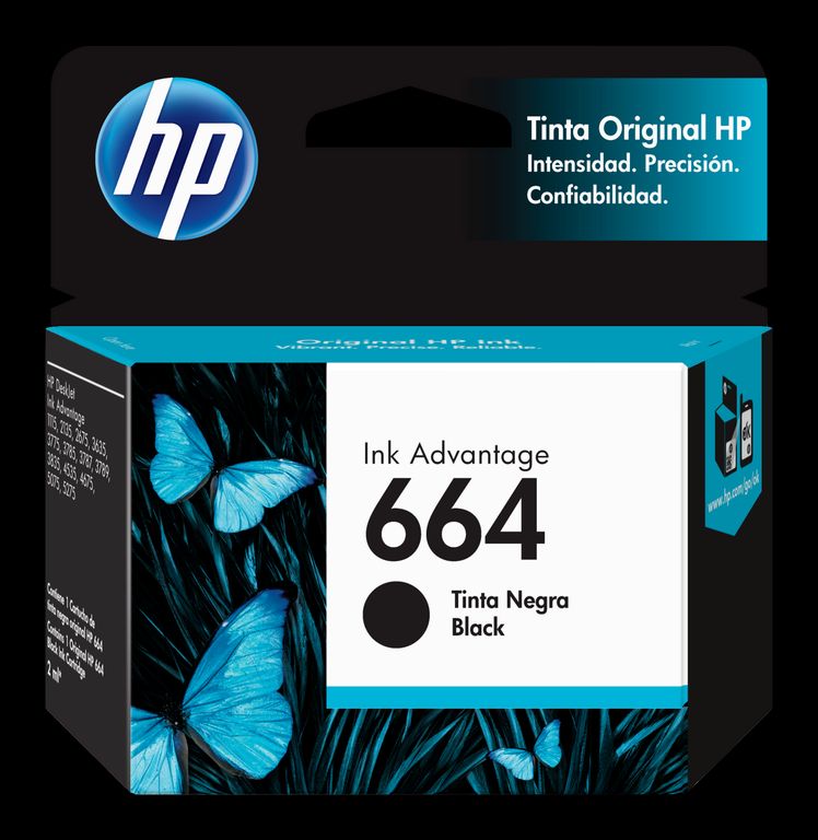 Cartucho Tinta 664 Negro Deskjet Officejet 1100 Original