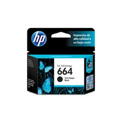 HP - Cartucho Tinta 664 Negro Deskjet Officejet 1100 Original