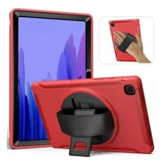 GENERICO - Funda Protector Armor para Tablet Samsung S6 Lite 104 SM-P610 Rojo