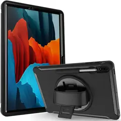 GENERICO - Funda Protector Armor para Tablet Samsung Tab S7 FE 12.4 SM-T730 Negro