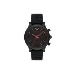 Emporio Armani - RELOJ NEGRO CORREA DE SILICONA