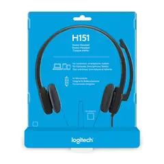 LOGITECH - Audifono Microfono H151 Para Laptop Call Center