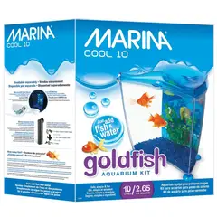 GENERICO - Acuario Marina Cool 10, Goldfish Kit de 10 lt, rosado Hagen