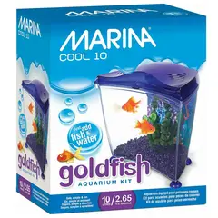 GENERICO - Acuario Marina Cool 10, Goldfish Kit de 10 lt, morado Hagen