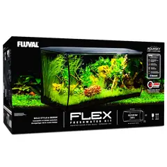GENERICO - Acuario Fluval Flex Kit de 123 litros, frontal concavo Hagen
