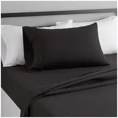 TEFI HOME - Sábana 250 Hilos Negro