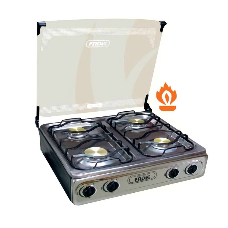 Cocina de mesa con tapa de vidrio clásic PASSIONE 22 4H