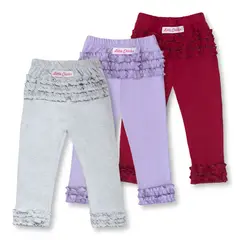 LITTLE CHICKS - PACK X3 LEGGINGS NIÑA ALGODÓN PIMA