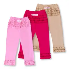 LITTLE CHICKS - PACK X3 LEGGINGS NIÑA ALGODÓN PIMA