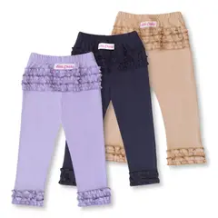 LITTLE CHICKS - PACK X3 LEGGINGS NIÑA ALGODÓN PIMA