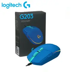 LOGITECH - Mouse Gamer G203 Lightsync Rgb Gaming Azul Blue
