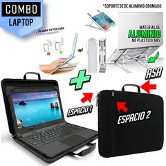 OEM - Kit Maletin funda p Laptop Soporte Laptop de Aluminio