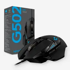 LOGITECH - MOUSE G502 HERO 16000 DPI RGB BLACK