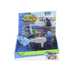 SUPER WINGS - Juguete de Acción Patrulla de Policía Paul