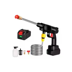 GENERICO - Pistola Hidrolavadora Bateria Portatil Presion Limpieza Autos 48v