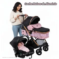 EBABY - Coche para Bebe Moises con Portabebe Princess