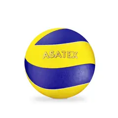 GENERICO - PELOTA DE VOLEY ASATEX CUERO PU AMARILLO