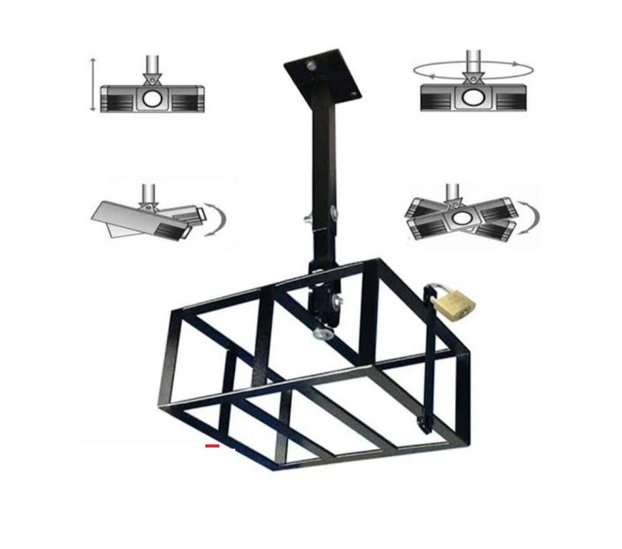 Rack Para Proyector De Techo o pared Jaula Antirrobo