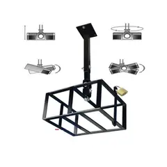 LH ELECTRONIC - Rack Para Proyector De Techo o pared Jaula Antirrobo