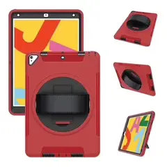 GENERICO - Funda Protector Armor para Ipad 10,2 Rojo