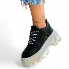 GENERICO - Zapatilla Mujer Yomar Lia Evolucionada Color Negro