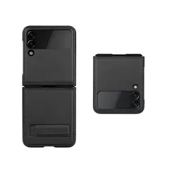 NILLKIN - Qin Leather para Samsung Galaxy Z Flip 4 5G Negro