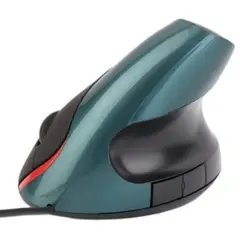 GENERICO - Mouse Vertical Optico Ergonómico Usb Evita Tunel Carpiano- Azul