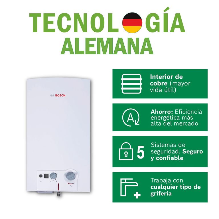 Terma a Gas GLP Premium 14L Automodulante + Kit