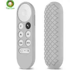 GOOGLE - Funda Protector Silicona Control Chromecast 4 Tv / Plomo