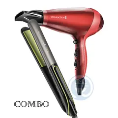 REMINGTON - Combo Alisadora Shine Therapy S12ASecador Silk AC9096
