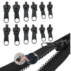 AURELA - Set de 12 pzs de Repuesto de Cremallera para Cierres de Ropa