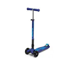 MICRO - Scooter Maxi Deluxe FOLDABLE LED Navy Blue
