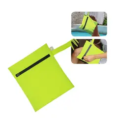 BAMBOO BALANCE - Bolsa Antifluido YAKU - Talla S - Limón - Azul Marino