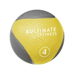 ULTIMATE FITNESS - Balón Medicinal con Rebote Pro 4 Kg