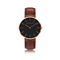 HANNAH MARTIN - Reloj Mujer de cuero marrón - Jherr Jewelry Original