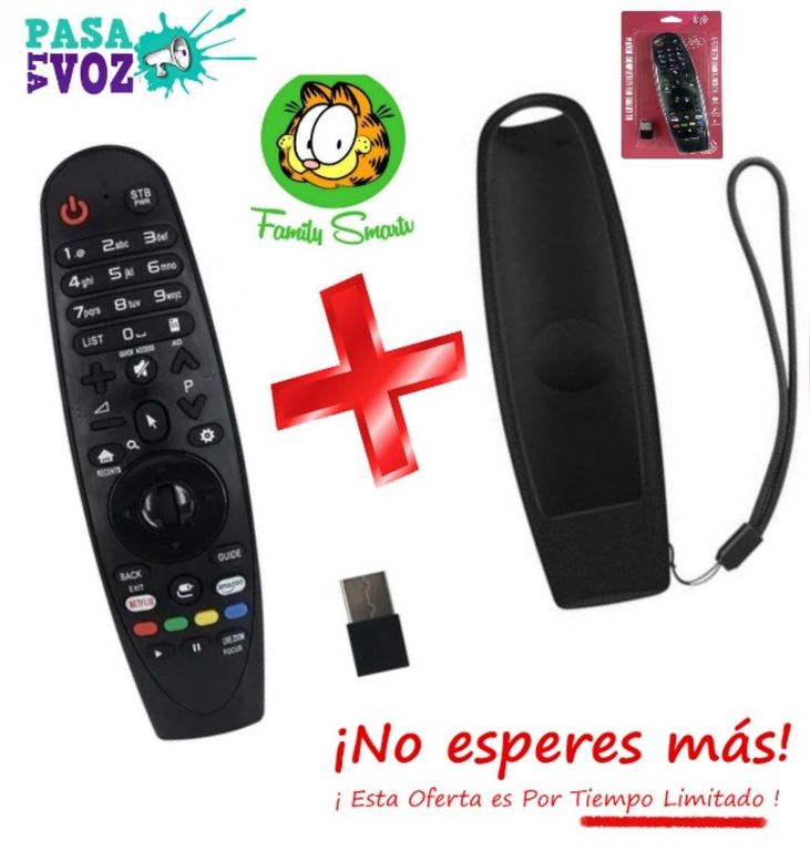 Control Remoto LG Magic -Mr500-Mr600-Mr650 Funda Negro