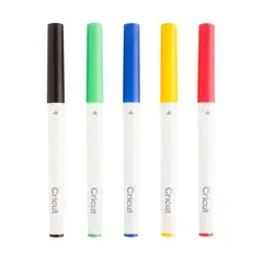CRICUT - 5 Plumones Colores Clasicos - 0.4mm - Explore Y Maker